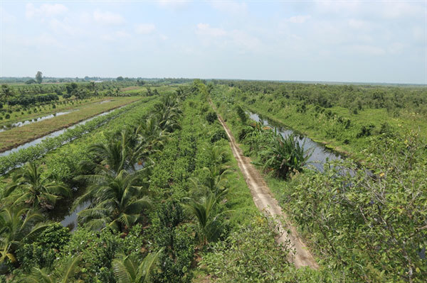 Water source a lifeline for farmers near U Minh Thuong national park
