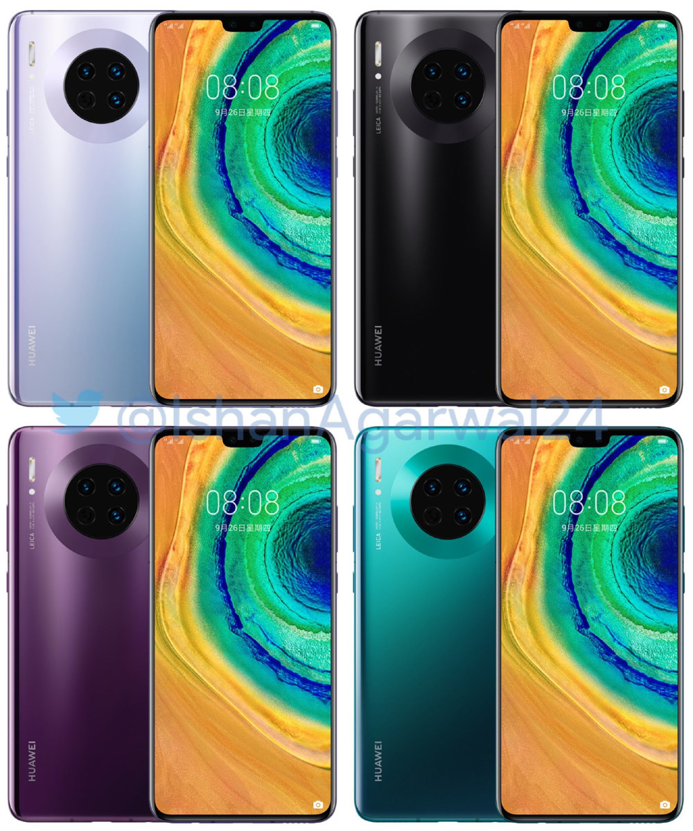 Huawei Mate 30, Mate 30 Pro lộ hoàn toàn cấu hình trước giờ G, không có ứng dụng Google