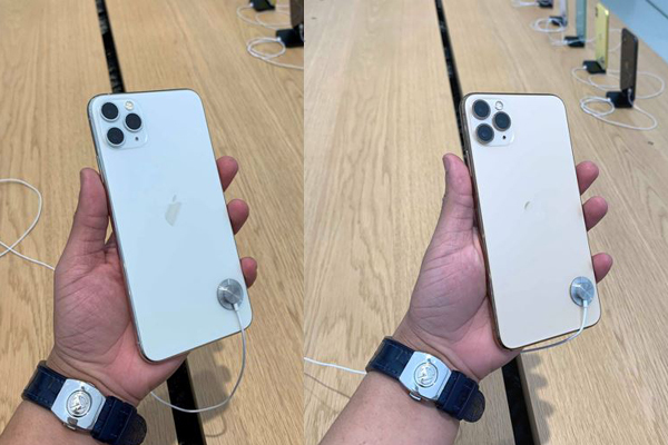 Được thiết kế để hoàn hảo kết hợp với sắc trắng tinh khiết, chiếc iPhone 11 Pro Max màu trắng sẵn sàng mang đến cho bạn trải nghiệm thị giác vô cùng thú vị. Hãy bấm vào hình ảnh để ngắm nhìn chiếc điện thoại này từ mọi góc độ.