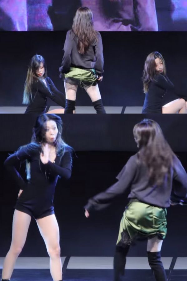 Hyun Ah gây tranh cãi khi tự tốc váy trong lúc biểu diễn ở trường đại học