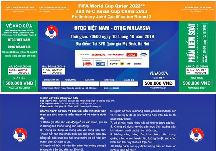Vé xem Việt Nam vs Malaysia bị hét giá... 