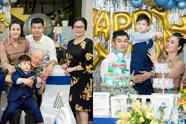 Nhật Kim Anh cùng chồng cũ tổ chức tiệc sinh nhật cho con trai