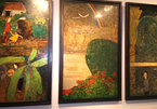 Teacher and student display paintings together at VN National Museum of Fine Arts