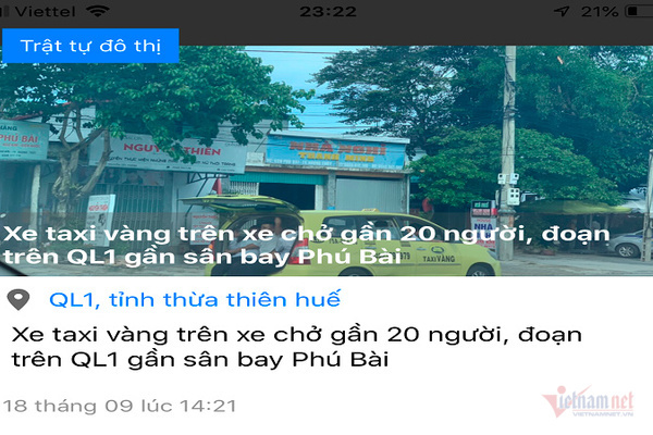 ChÃ­nh quyá»n Huáº¿ xá»­ lÃ½ thÃ´ng tin nÃ³ng tá»« ngÆ°á»i dÃ¢n qua smartphone