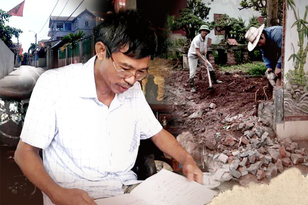 Người đàn ông Hà Nội hiến đất hàng trăm triệu xây đường