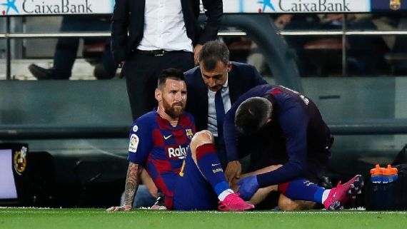 Messi vừa tái xuất, lại dính chấn thương
