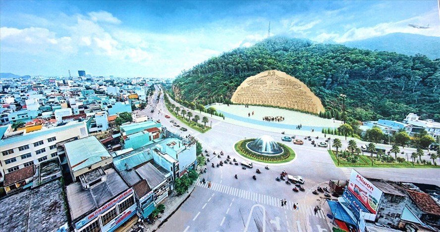 Binh Dinh halts giant sculptural relief on mountain