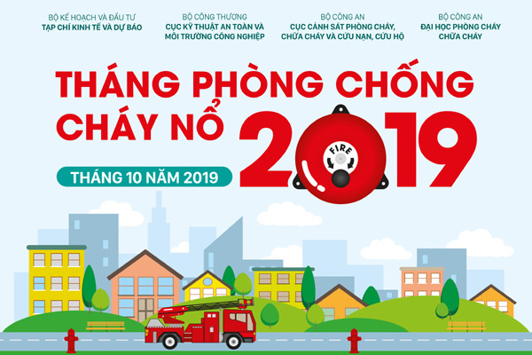 Đạp xe diễu hành, diễn tập chữa cháy suốt Tháng Phòng chống cháy nổ 2019