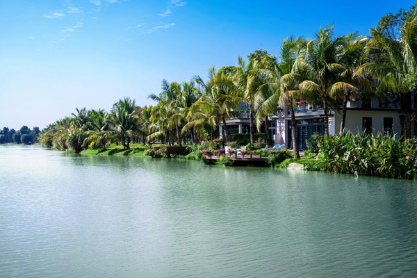 Mảng xanh đắt giá của biệt thự đảo Ecopark Grand - The Island