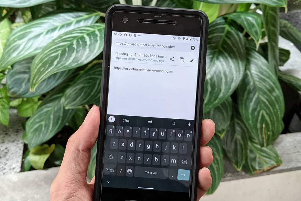 Cách sửa địa chỉ trang web của Chrome trên Android