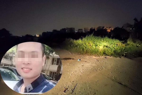 Thi thể nam tài xế Grab 18 tuổi trong bãi đất hoang ở Hà Nội
