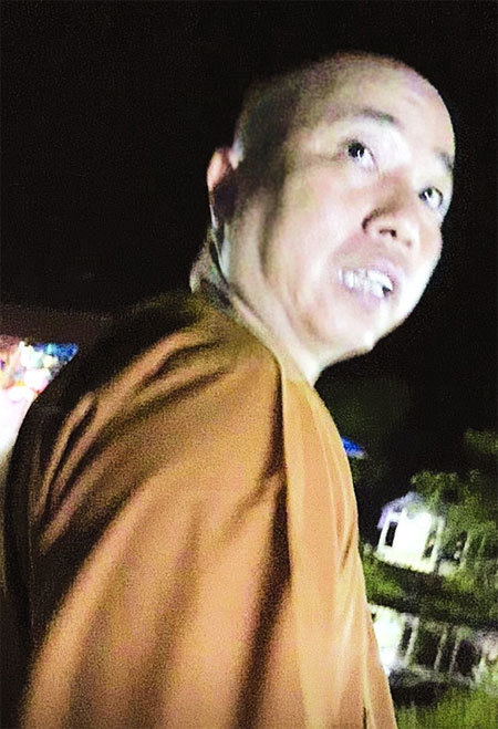 Buddhist monk suspended for inappropriate behaviour