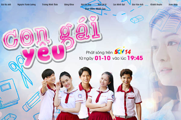 ‘Con gái yêu’ trên SCTV14 - ‘nghìn lẻ một’ rắc rối tình yêu học trò