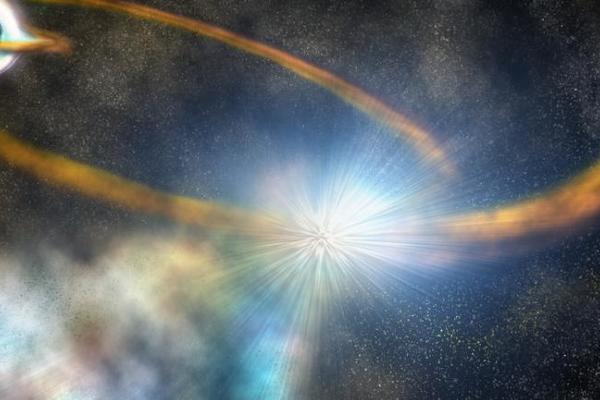 Mysterious radio burst reveals tranquil halo of a galaxy