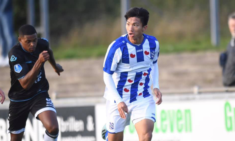 Văn Hậu đá chính 90 phút giúp Heerenveen có điểm