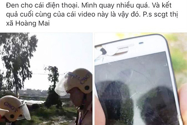 Xúc phạm CSGT Nghệ An trên Facebook, 2 người bị phạt 15 triệu