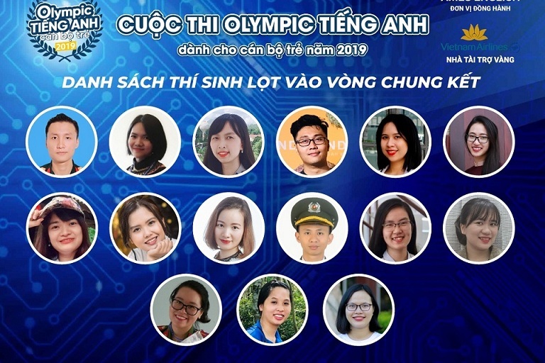 15 thí sinh lọt chung kết cuộc thi Tiếng Anh cho cán bộ trẻ năm 2019