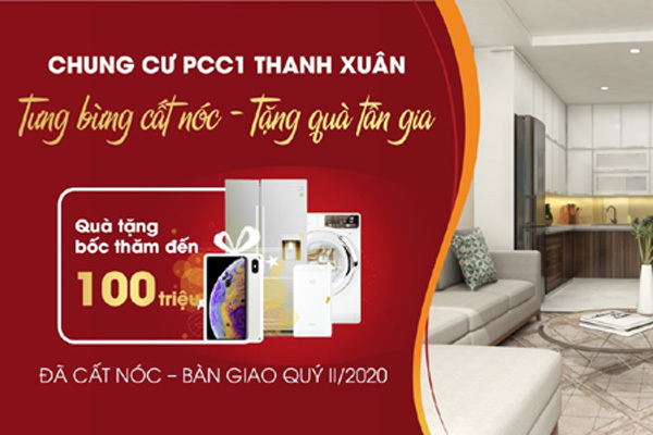 Tặng quà tới 100 triệu đồng dịp cất nóc PCC1 Thanh Xuân