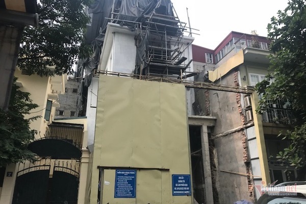 ‘Cắt ngọn’ công trình trên đất biệt thự cổ ở trung tâm Hà Nội