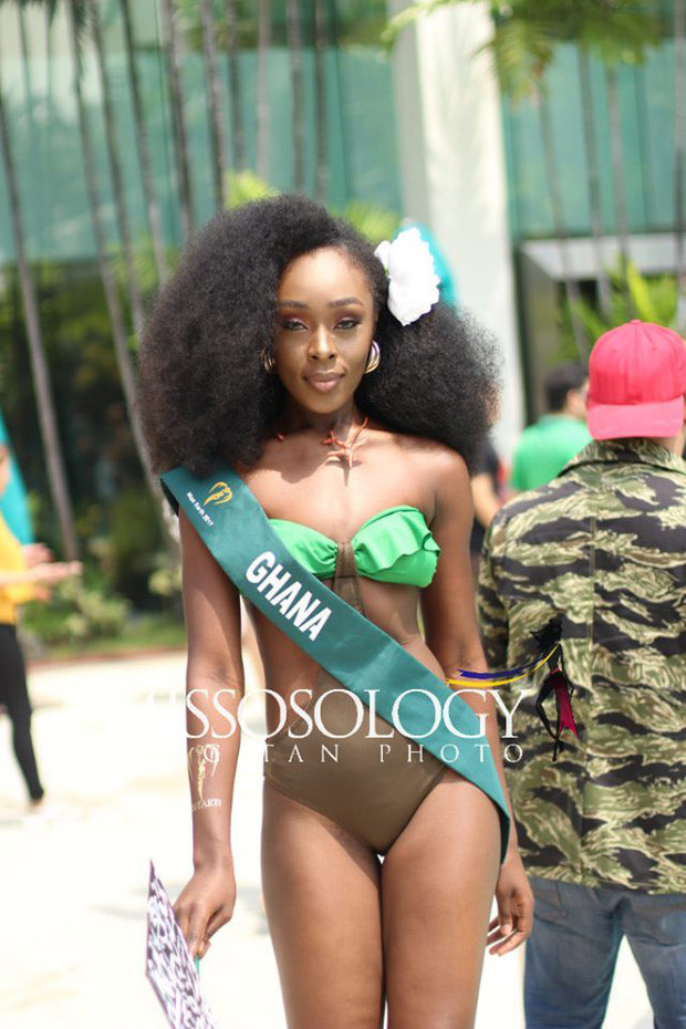 Đại diện Việt Nam nổi bật khi diện bikini bên dàn thí sinh Miss Earth 2019