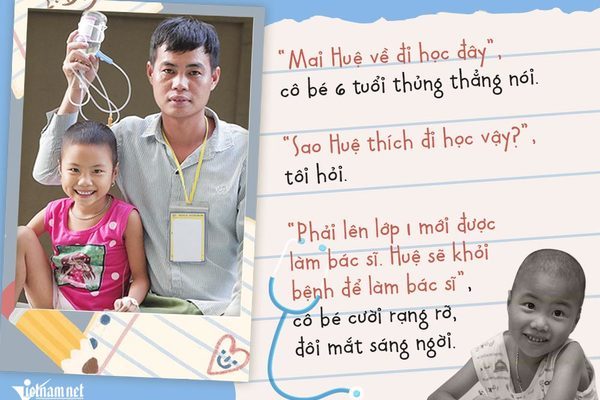 Động lực chữa bệnh đặc biệt của cô bé ung thư máu 6 tuổi