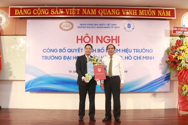 Trường ĐH Ngân hàng TPHCM bổ nhiệm tân Hiệu trưởng