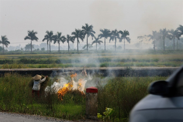 Hanoi asks for better straw management to reduce air pollution