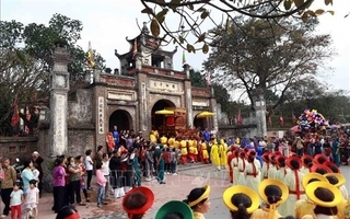 Hanoi Old Quarter decorated for Liberation Day celebration