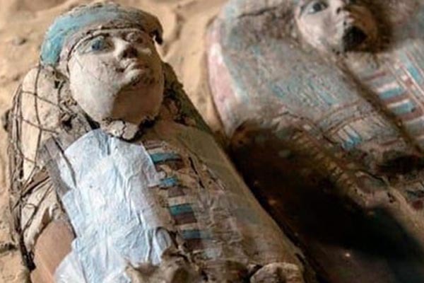 Vô tình phát hiện đền pharaoh 2.200 năm tuổi khi đào cống ở Ai Cập