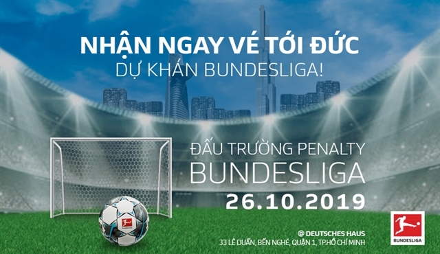 Bundesliga to hold first penalty shoot-out competition in Vietnam