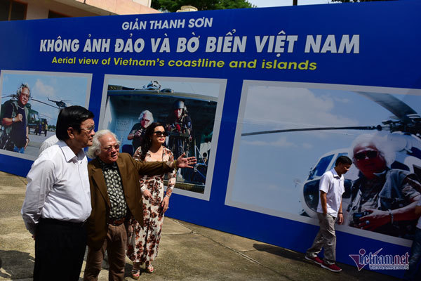 Triển lãm ảnh 'Không ảnh Đảo và bờ biển Việt Nam' của Giản Thanh Sơn