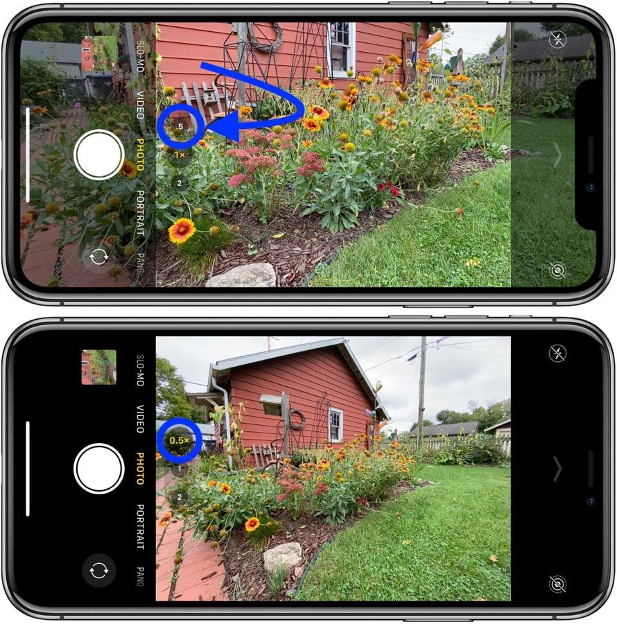Cách chụp ảnh bằng camera góc siêu rộng trên iPhone 11 và iPhone 11 Pro