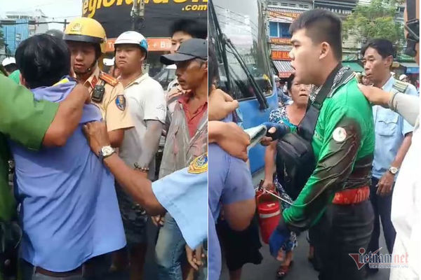 Tài xế xe buýt khai nguyên nhân đâm Grabbike trên phố Sài Gòn