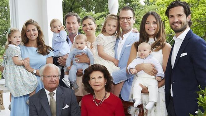 Swedish King Carl Gustaf removes grandchildren from royal house