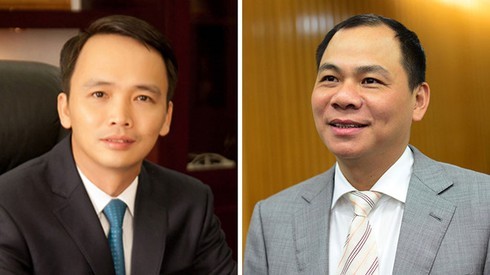 The wealth of the top 10 richest Vietnamese billionaires fluctuates year by year