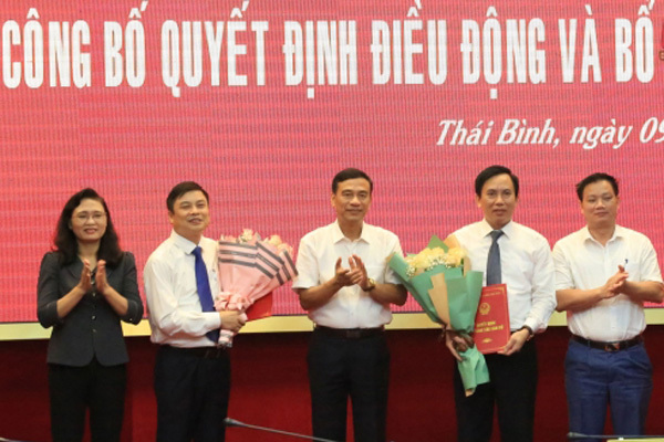 Nhân sự mới Thái Bình, Lai Châu, Hà Nội