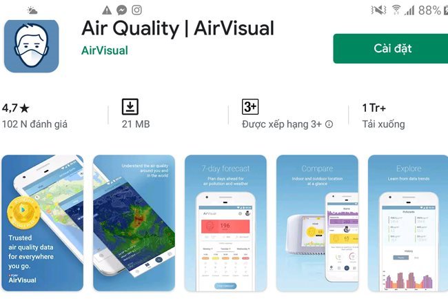 AirVisual App available again in Vietnam following online attacks