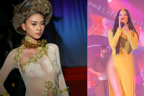 Chê ca sĩ Mỹ, Ngô Thanh Vân bị khui lại ảnh áo dài không nội y