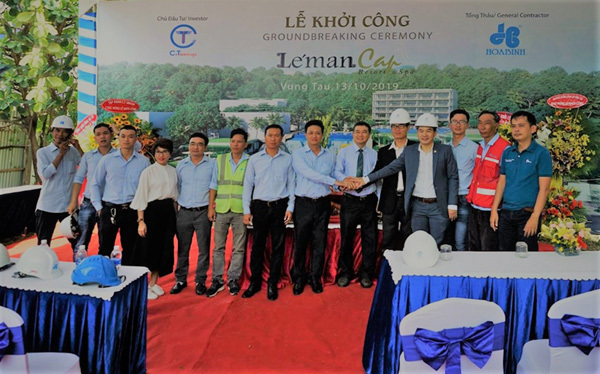 Khởi công mở rộng khu nghỉ dưỡng Leman Cap Resort & Spa Vũng Tàu