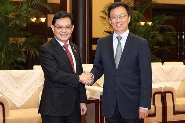 Singapore, China sign nine cooperation agreements, MoUs