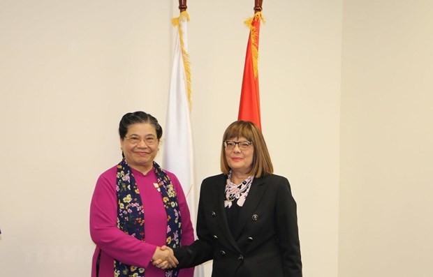 Vietnamese NA Vice Chairwoman meets top Serbian legislator