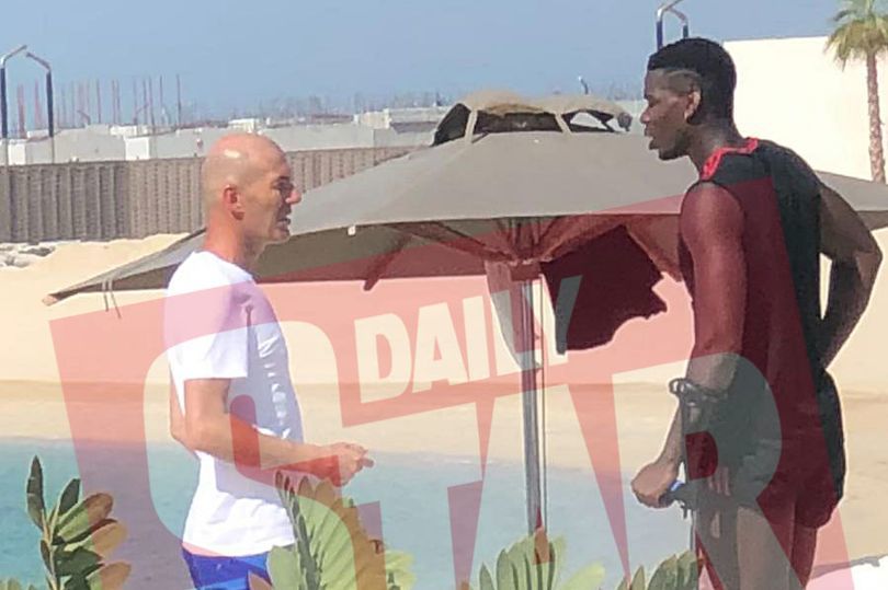 Zidane gặp Pogba ở Dubai, MU sốt xình xịch