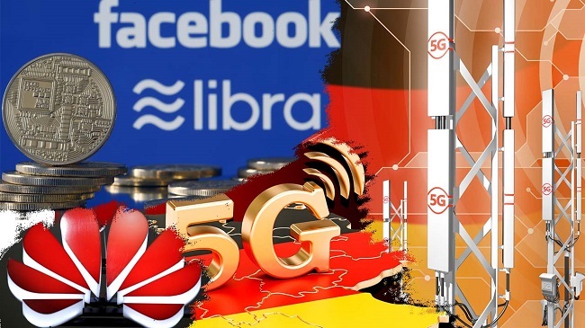 Đức 'mở cửa' cho Huawei phát triển 5G, các 'ông lớn' ghẻ lạnh tiền ảo Libra