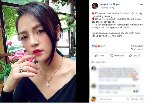 Tăng Thanh Hà hẹn hò chồng, Thu Quỳnh tự mua kim cương ngày 20/10 Tăng Thanh Hà hẹn hò chồng, Thu Quỳnh tự mua kim cương ngày 20/10