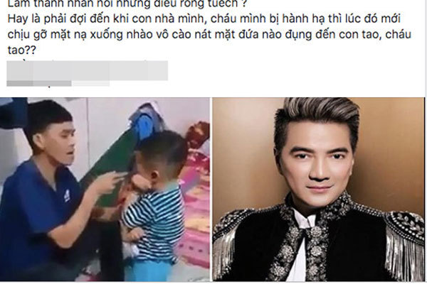 Facebooker Đàm Vĩnh Hưng bị cho là xúi giục bạo lực