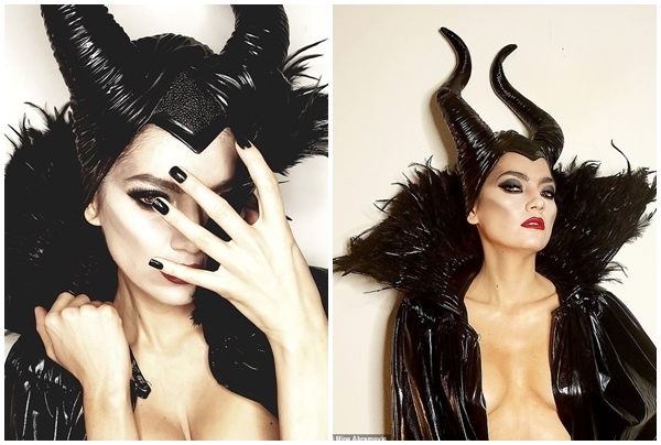 Sao nữ hóa trang thành tiên hắc ám không nội y