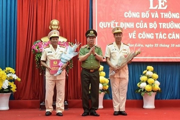 Giám đốc Công an Bạc Liêu giữ chức Cục trưởng Cục Tổ chức cán bộ