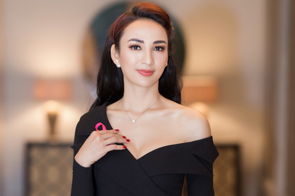 Ngọc Diễm chung tay ủng hộ phong trào phòng tránh ung thư vú