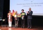 Two Vietnamese scholars conferred with French distinctions