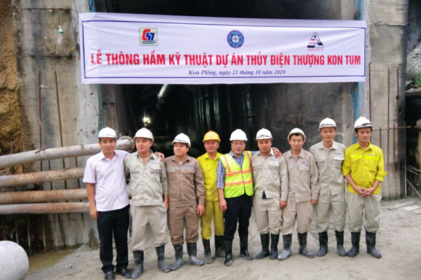 Thông hầm kỹ thuật dự án thủy điện lớn nhất Tây Nguyên